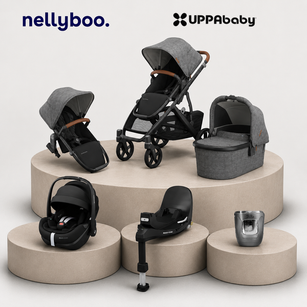 UPPAbaby Vista V3 Todler Bundle with Maxi Cosi Slide Tech