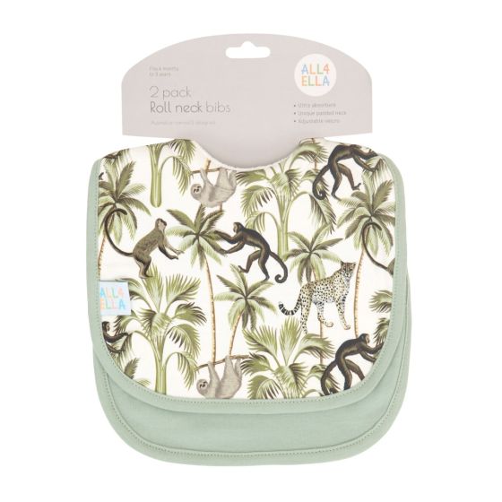 All4Ella Roll Neck Bib 2PK