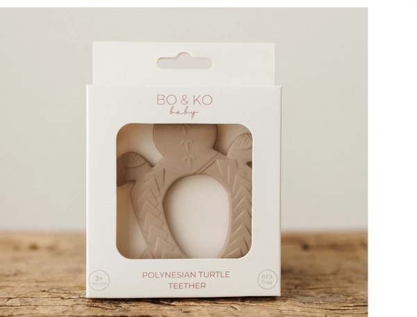 Bo & Ko Polynesian Turtle Teether