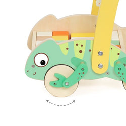 Chameleon Baby Walker with Blocks