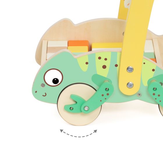 Chameleon Baby Walker with Blocks