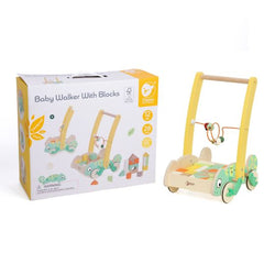 Chameleon Baby Walker with Blocks