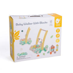 Chameleon Baby Walker with Blocks