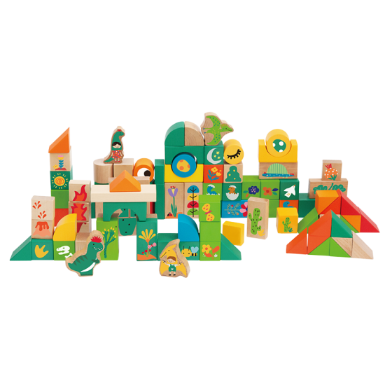 Dinosaur World Blocks - 100pcs