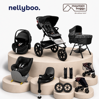 Graphite Pram with Black Seats