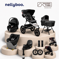 Mountain Buggy Terrain™ V4 Ultimate Bundle with maxi Cosi Slide Tech Capsule, Base and Car Seat
