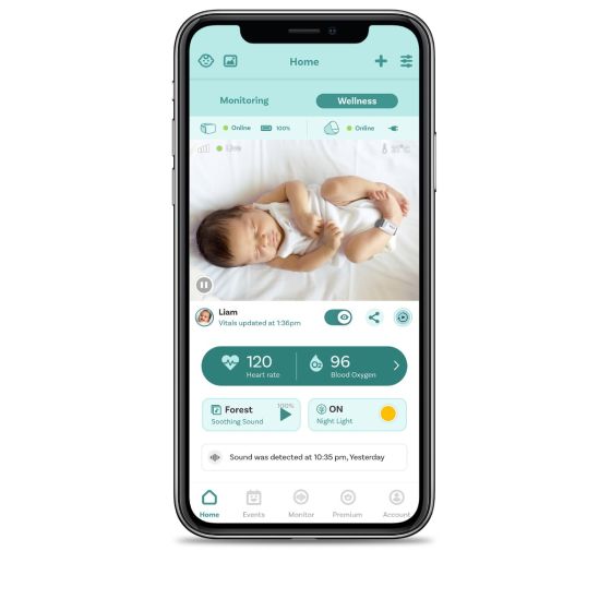 Oricom Guardian Pro Sleep Tracking + Video Baby Monitor