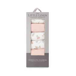 Little Linen Towelling Washer 6PK
