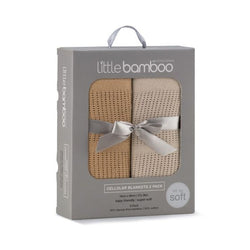 Little bamboo Cellular Blanket - 2 Pack