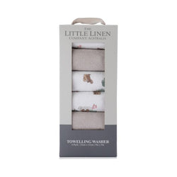 Little Linen Towelling Washer 6PK