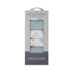 Little Linen Towelling Washer 6PK