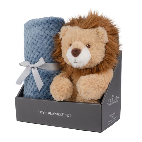 Plush Toy & Blanket - Savanna Lion