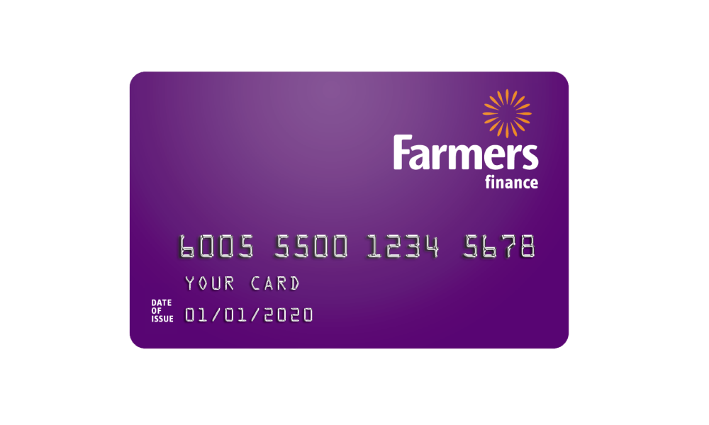 Farmers finance card