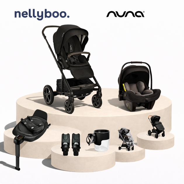 Nuna Mixx Basics Bundle (Caviar, Thunder or Chateau)
