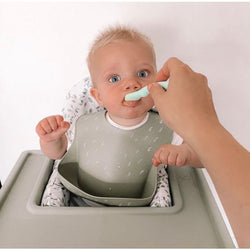 Silicone Bib with spoon