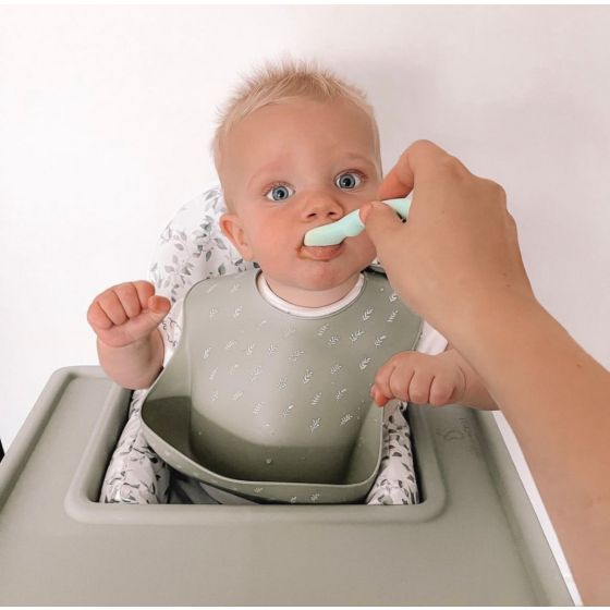 Silicone Bib with spoon