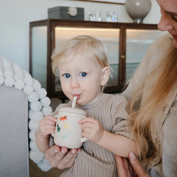 Mushie Silicone Toddler Feeding Set
