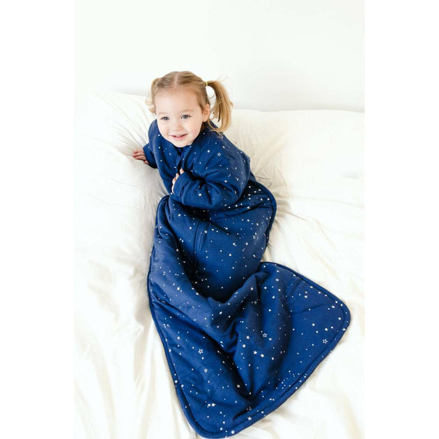 Woolbabe Duvet Weight Front Zip Sleeping Bag with Sleeves