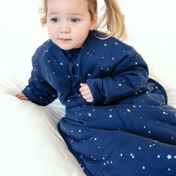 Woolbabe Duvet Weight Front Zip Sleeping Bag with Sleeves