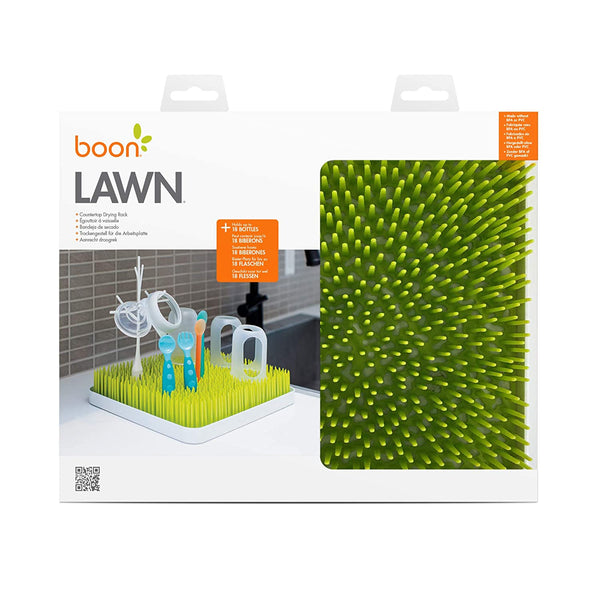 Boon Lawn Countertop Drying Rack (Green/White)