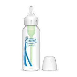 Dr Browns 250ml Narrow Neck Feeding Bottle Options +with level 1 Teat (1 Pack)