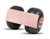Black Earmuffs & Coral Headband