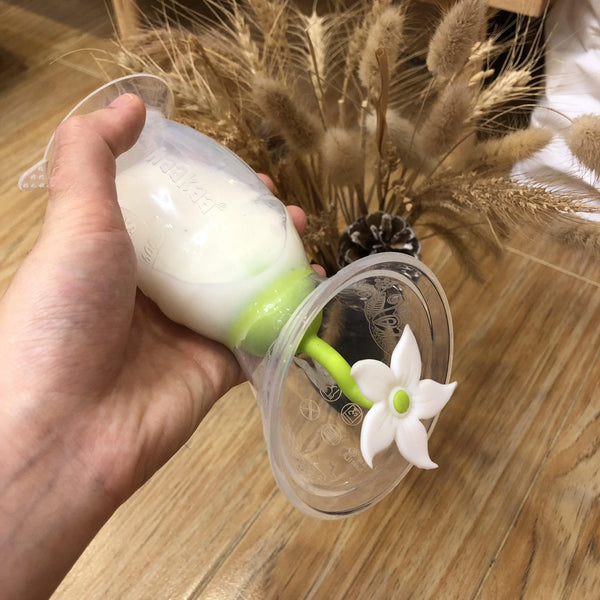 Haakaa Gen.2 150ml Silic.Pump+White Flower Stopper Gift Box