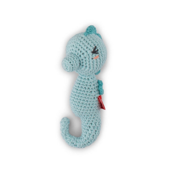 Little linen Company Crochet baby Rattle