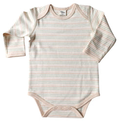 Fibre For Good Multi Striped Long Sleeve Body Suit