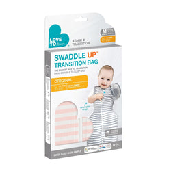 Love to Dream Swaddle Up™ Transition Bag 1.0 TOG - Dusty Pink Stripe