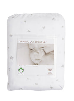 Babu Organic Cotton Cot Sheet Set