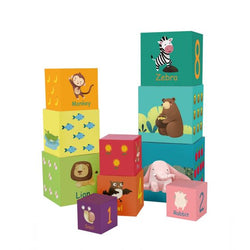 Classic World Forest Animal Stacking Cubes