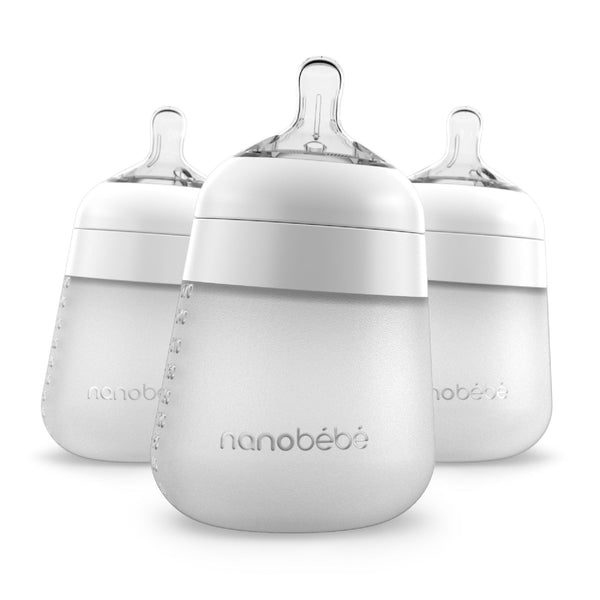 Nanobébé Flexi Silicone Bottle - 3 Pack