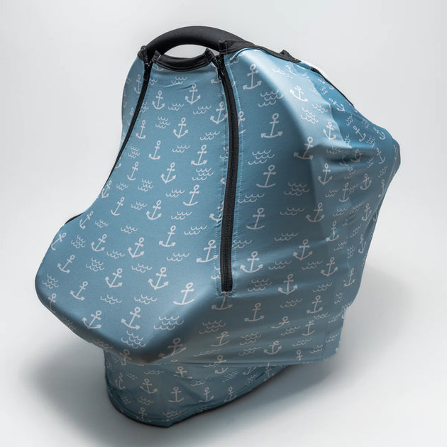 Nelly Boo Capsule Cover - All Seasons with Insect Net in Sea Anchor