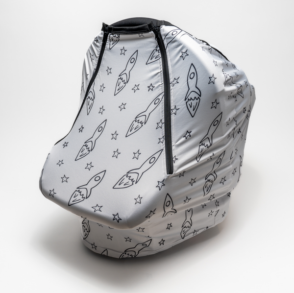 Nelly Boo Capsule Cover - All Seasons with Insect Net in Starry Rocket