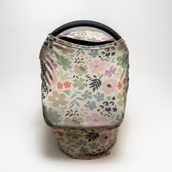 Nelly Boo Cotton Capsule / Carrycot Cover in Spring Fever