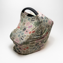 NellyBoo Organic Cotton Capsule / Carrycot Cover in Spring Fever
