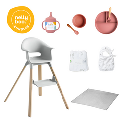 Nelly Boo Essential Feedtime Bundle - Red & White