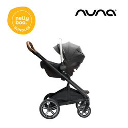 Nuna Mixx Basics Bundle (Caviar, Thunder or Biscotti)