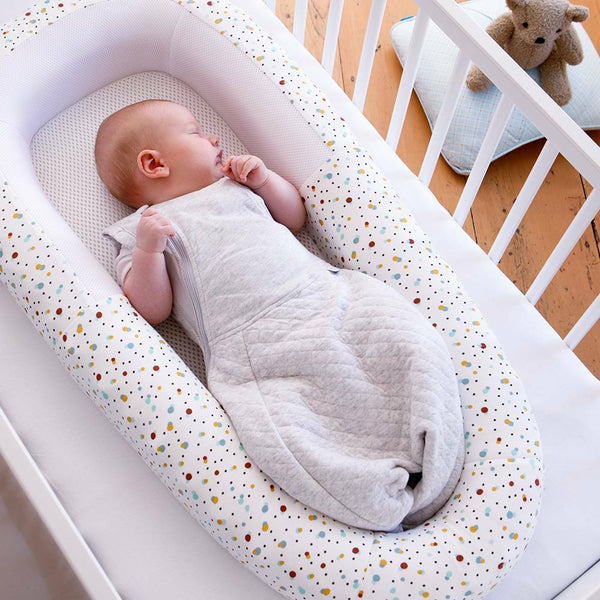 Purflo Sleep Tight Baby Bed Scandi Spot - Main Image