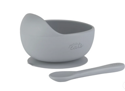 Petite Eats Silicone Baby Suction Bowl & Spoon