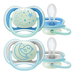 Phillips Avent Soother Ultra Air Night Pacifier 2pk