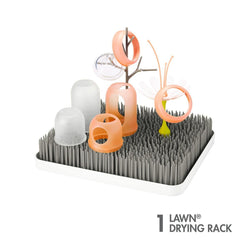 Boon Grass Countertop Drying Rack Stormy Grey