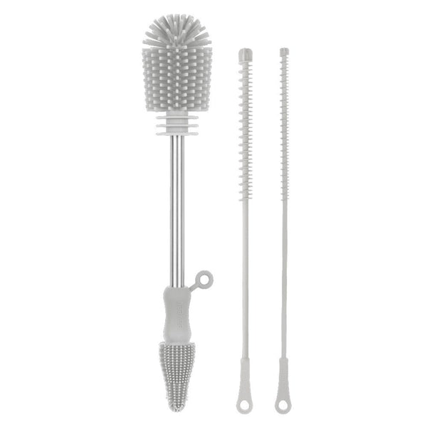 Haakaa Silicone Cleaning Brush Kit Suva Grey