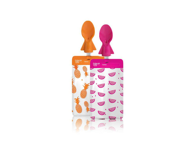Cherub Baby Universal Food Pouch Spoons 2 pack