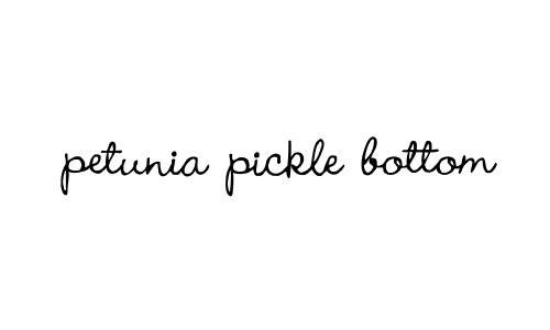 Petunia Pickle Bottom